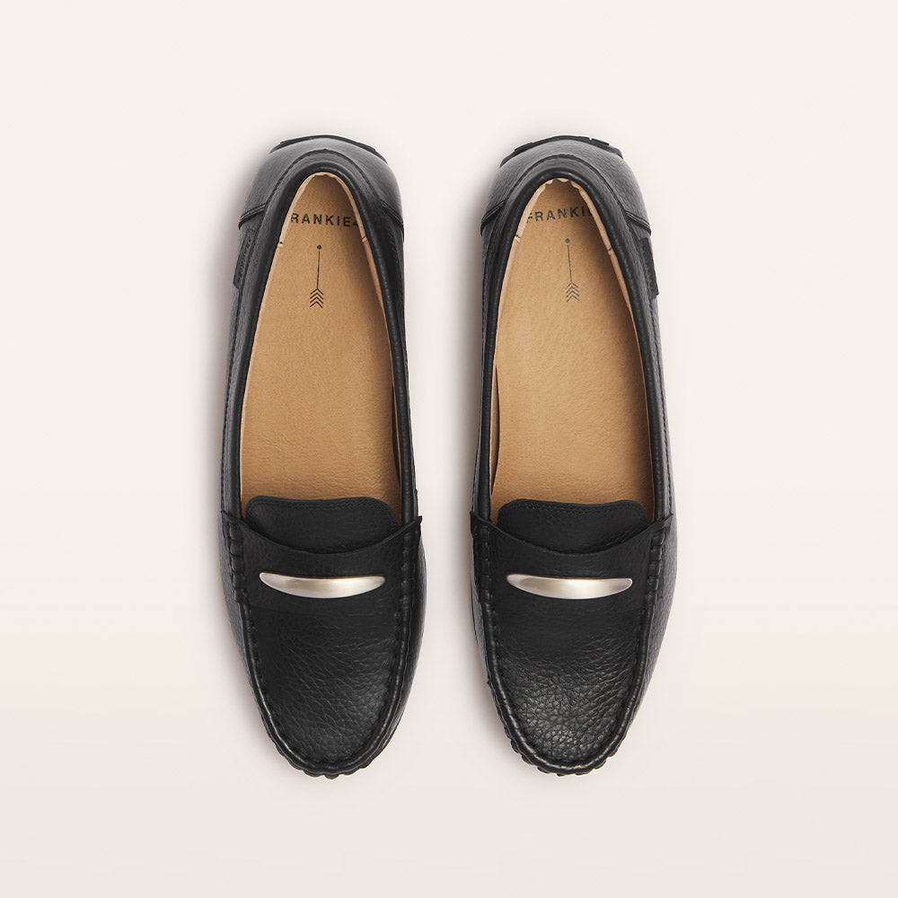 Foxx Black Pebbled