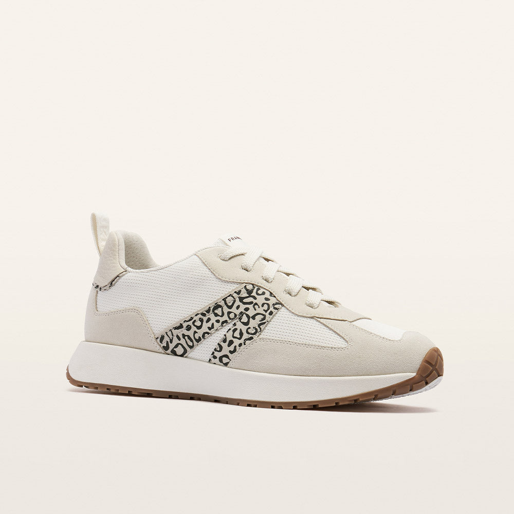 Axel II White/Leopard Print