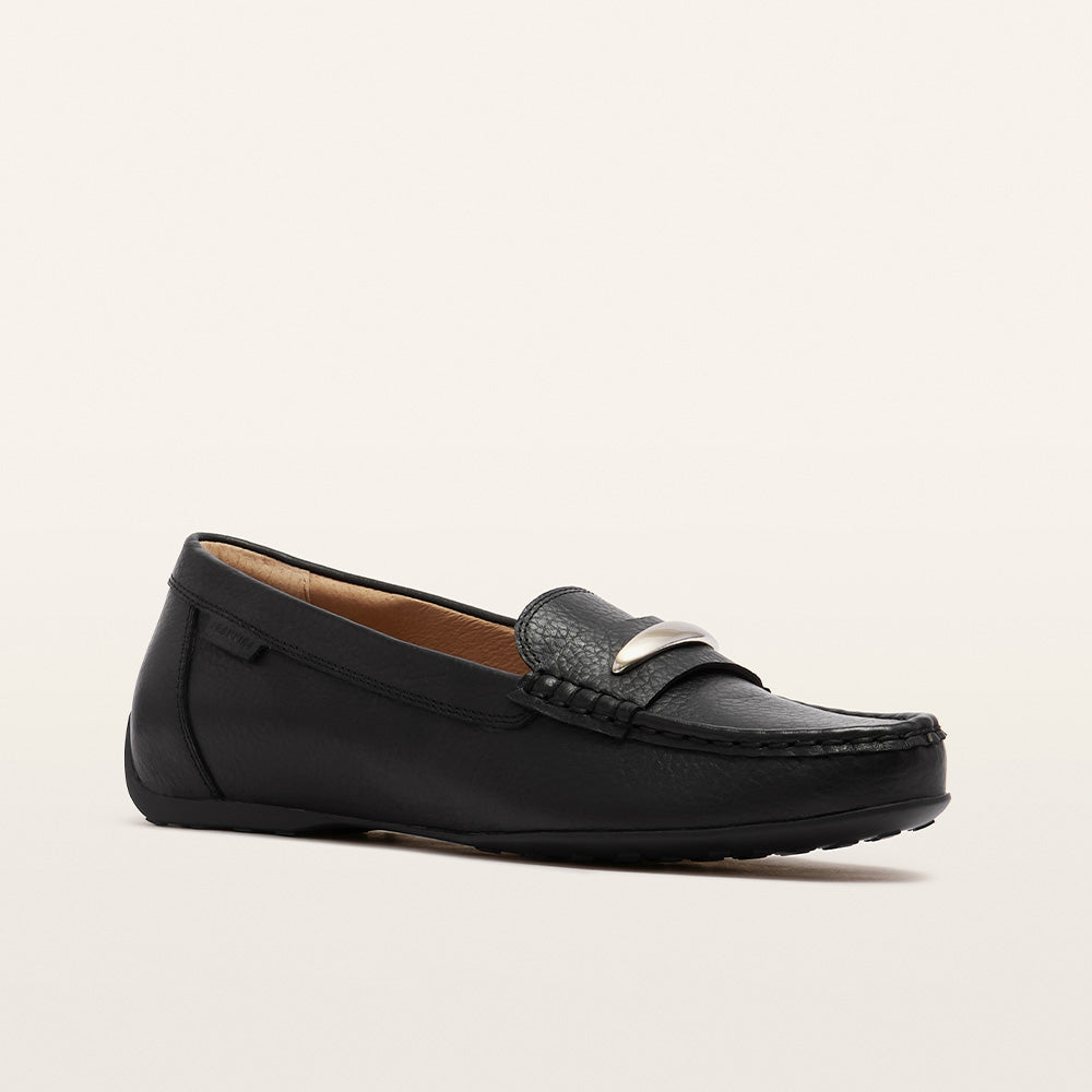 Foxx Black Pebbled
