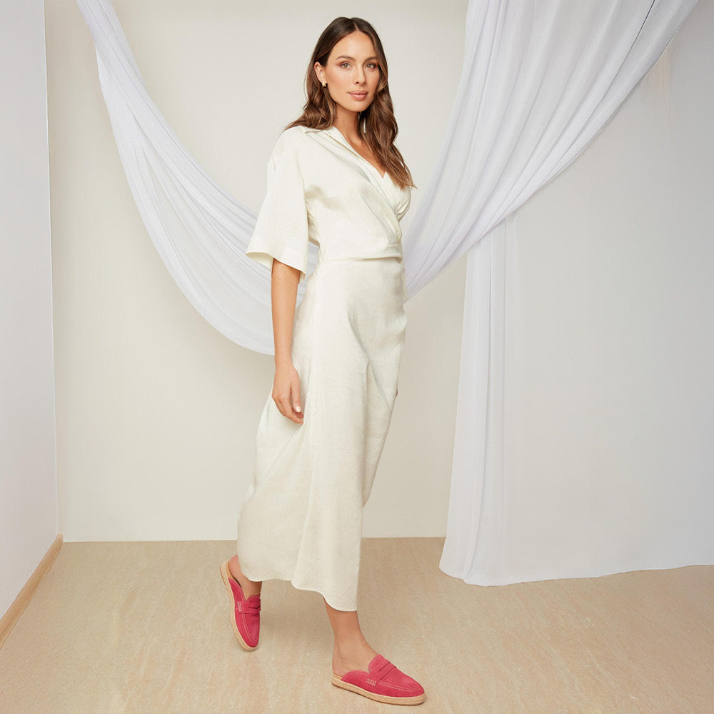 Arlie Hot Pink Suede