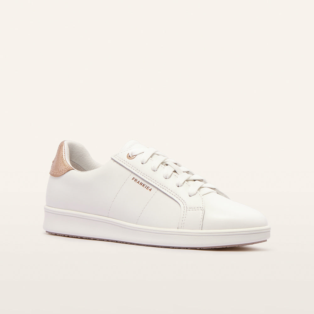Jackie V White/Rose Gold