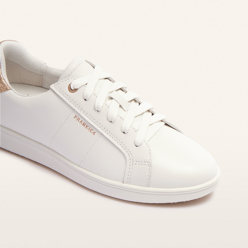 Jackie V White/Rose Gold
